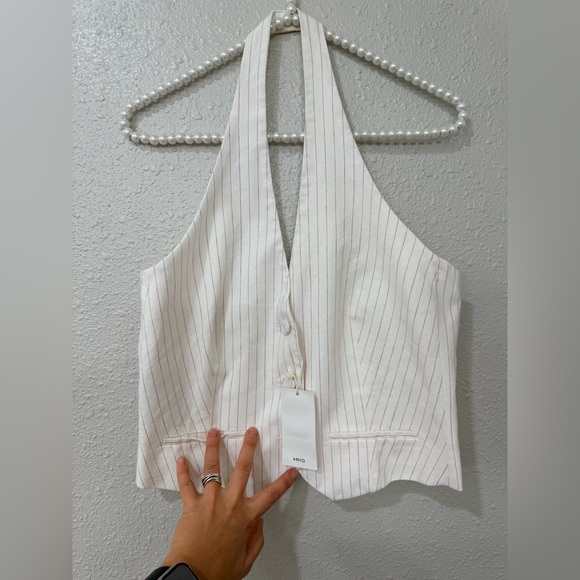 NWT Mango Halter neck vest Size M - Picture 3 of 10